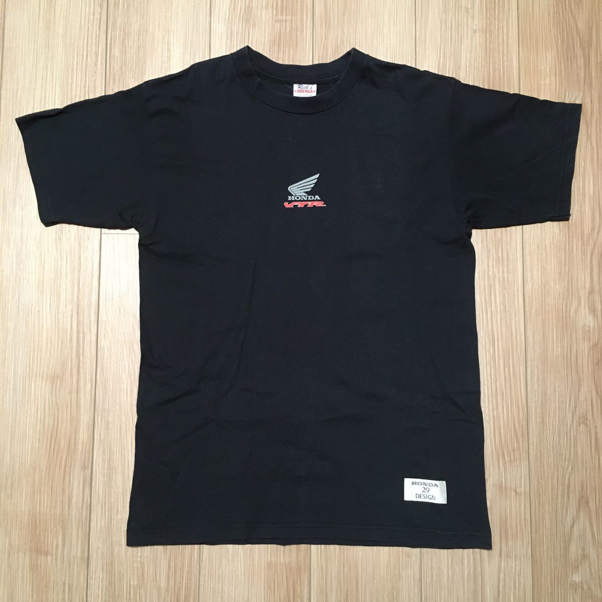 HONDA VTR T-Shirt 29design ホンダ 29デザイン Tシャツ Mサイズ 米国製 ユーズド_画像1