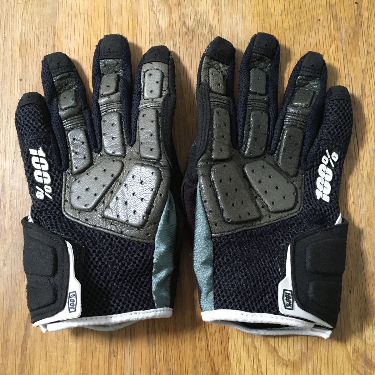 100% Gloves オフロード モトクロス バイク MXグローブ 手袋 Lサイズ ユーズド_画像1