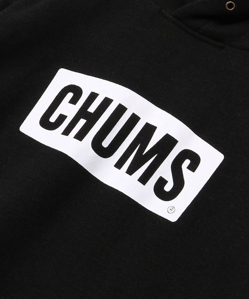  специальный заказ размер CHUMS Logo Pullover Parka Jet Black Chums Logo тянуть over Parker ( мужской ) jet черный | чёрный CH00-1302|XXL|2XL