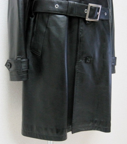 キムタク着 希少 BURBERRY BLACK LABEL ラムレザー トレンチ キムタク着 希少 BURBERRY BLACK LABEL ラムレザー トレンチ
