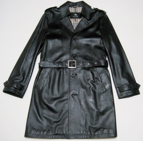 キムタク着 希少 BURBERRY BLACK LABEL ラムレザー トレンチ キムタク着 希少 BURBERRY BLACK LABEL ラムレザー トレンチ