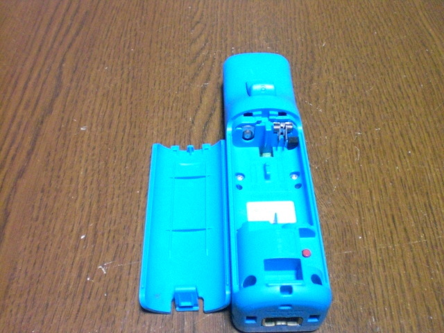 R015【即日配送　送料無料】Wii　リモコン　モーションプラス　純正（動作確認済)　青　ブルー　RVL-036　コントローラ