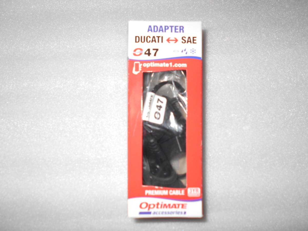 beautiful goods Optimate charger option DUCATI for adaptor SAE47 TECMATE SAE terminal 