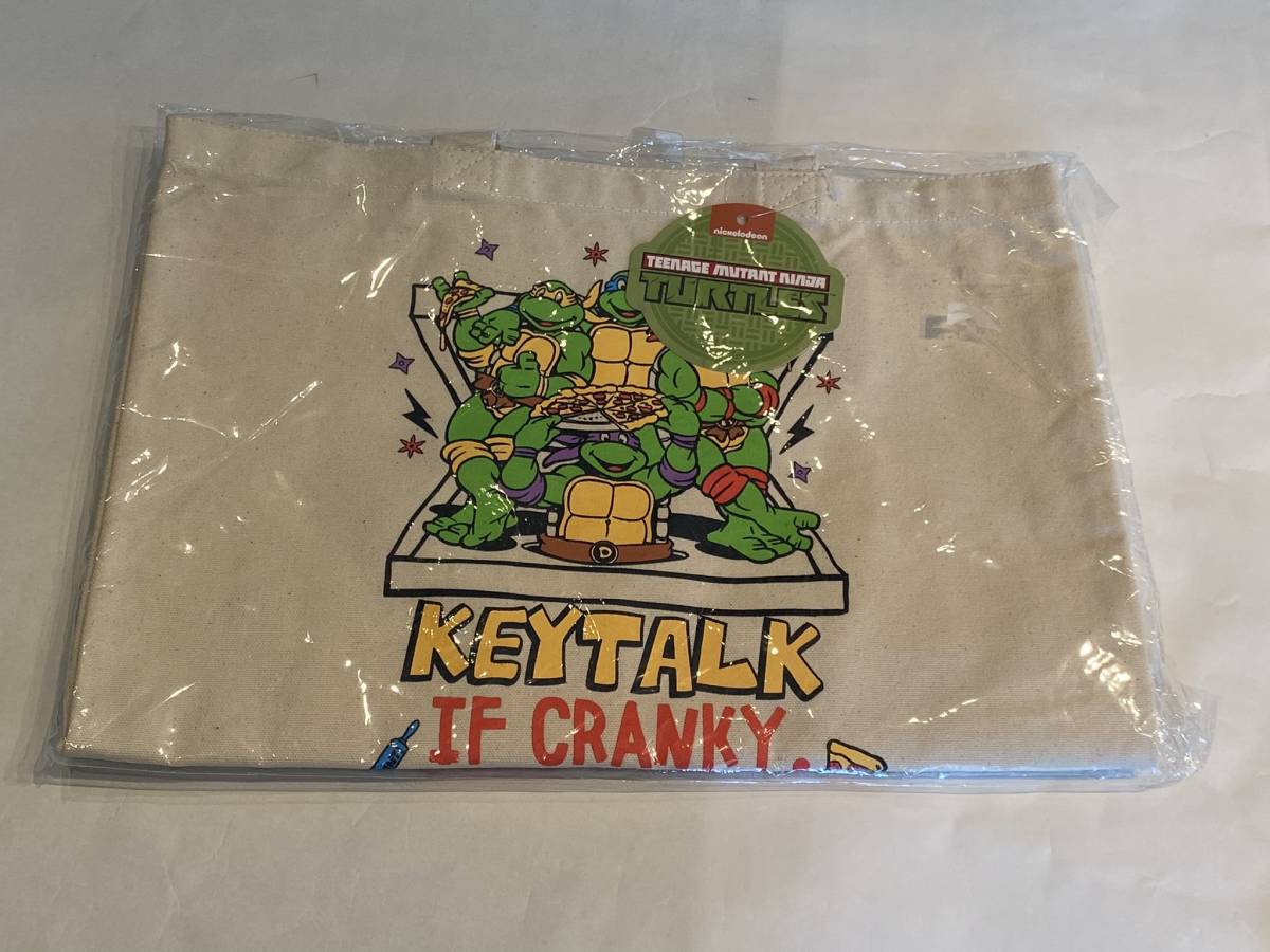 Teenage Mutant Keytalk Ninja Turtles タートルズ トートバッグ ニンジャ ミュータント 展示未使用品 公式ショップ Ninja Teenage Mutant Keytalk Ninja Turtles タートルズ トートバッグ ニンジャ ミュータント 展示未使用品 公式ショップ Ninja