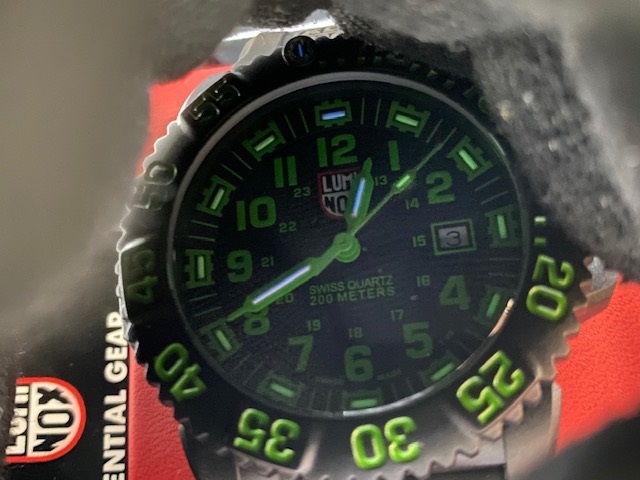 ルミノックス 【LUMINOX】 ネイビーシールズ グリーン Navy SEAL SERIES 3067 展示未使用品_画像4