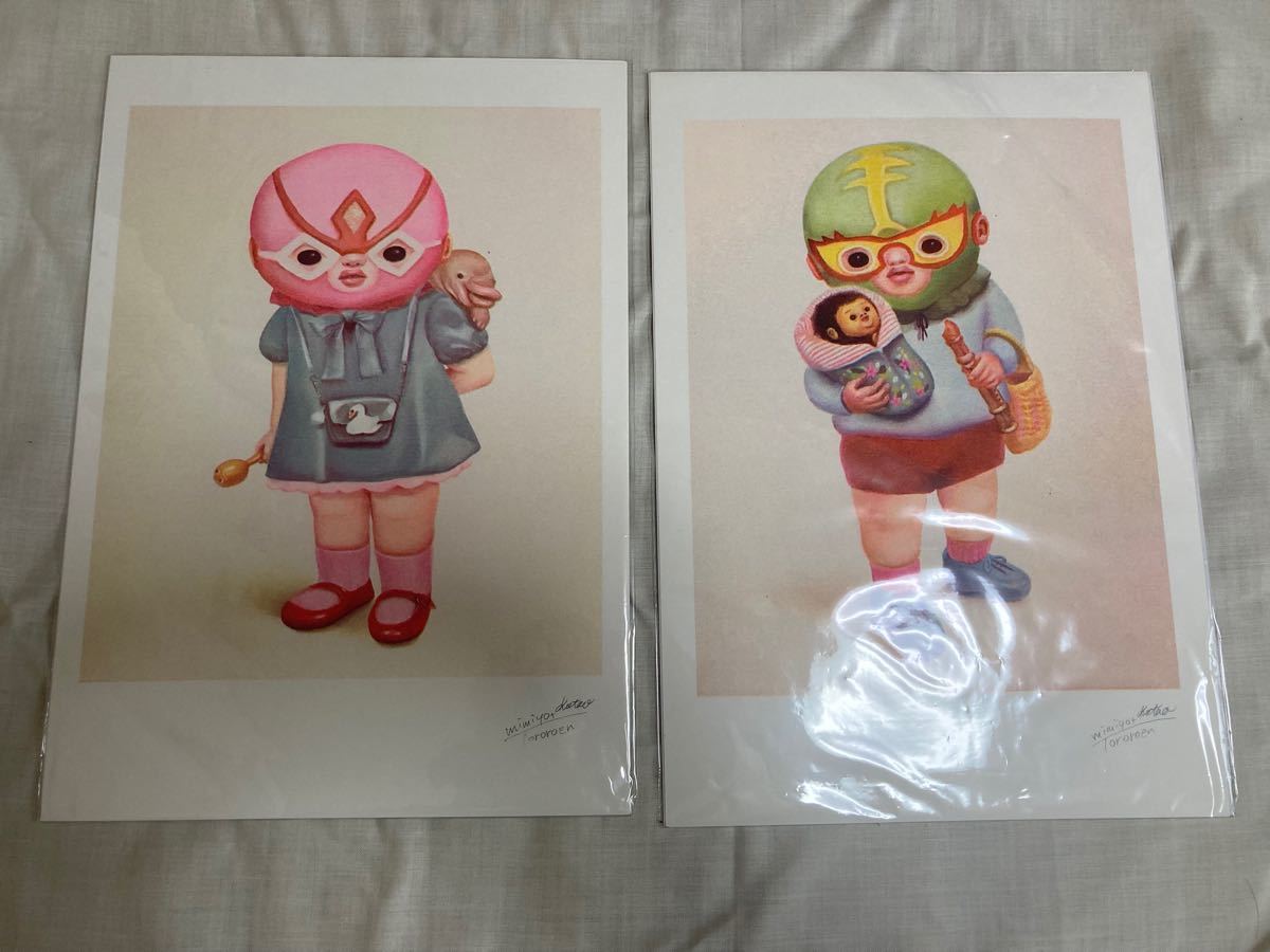 友沢こたおさん 友沢ミミヨさん親子ユニット とろろ園 リソグラフ作品