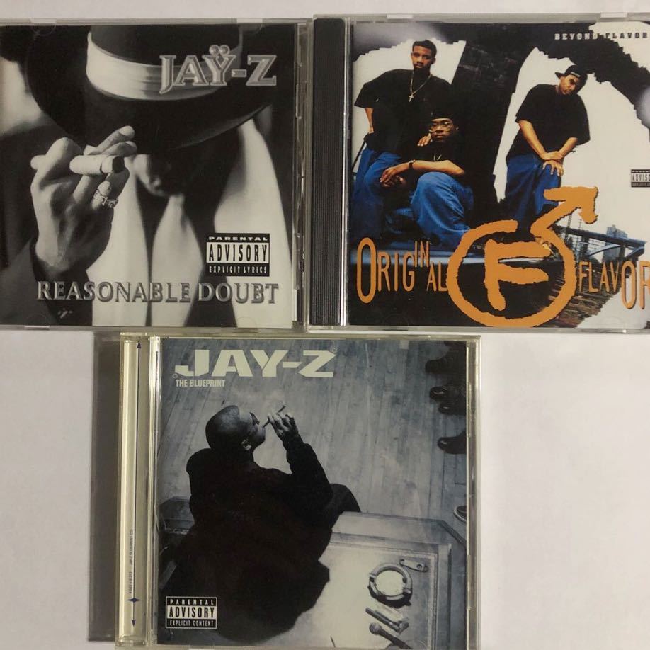 [ジェイ・Z関連 国内盤CD3枚セット] Jay-Z / Reasonable Doubt + Jay-Z / The Blueprint + Original Flavor / Beyond Flavorの画像1