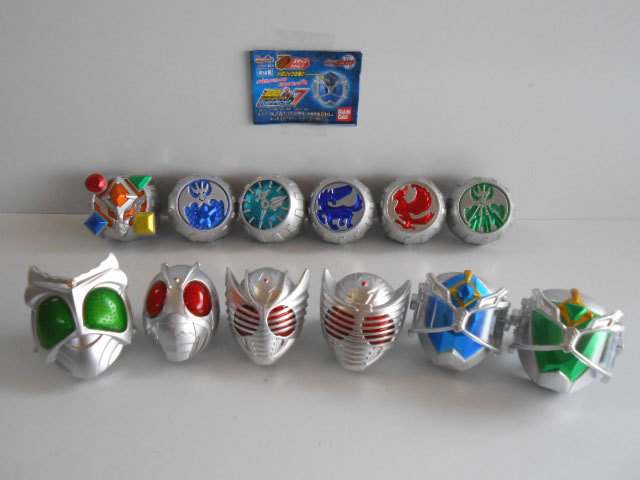 ♯Jde11JO仮面ライダーウィザードリング7フルコンプ全12種300HG:♂BANDAIバンダイ♀300円〓014017_c