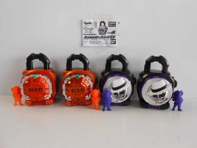 ♯Kge17GZ仮面ライダー鎧武サウンドカプセルロックシード14全4種♂BANDAIバンダイ♀500円〓016826_s