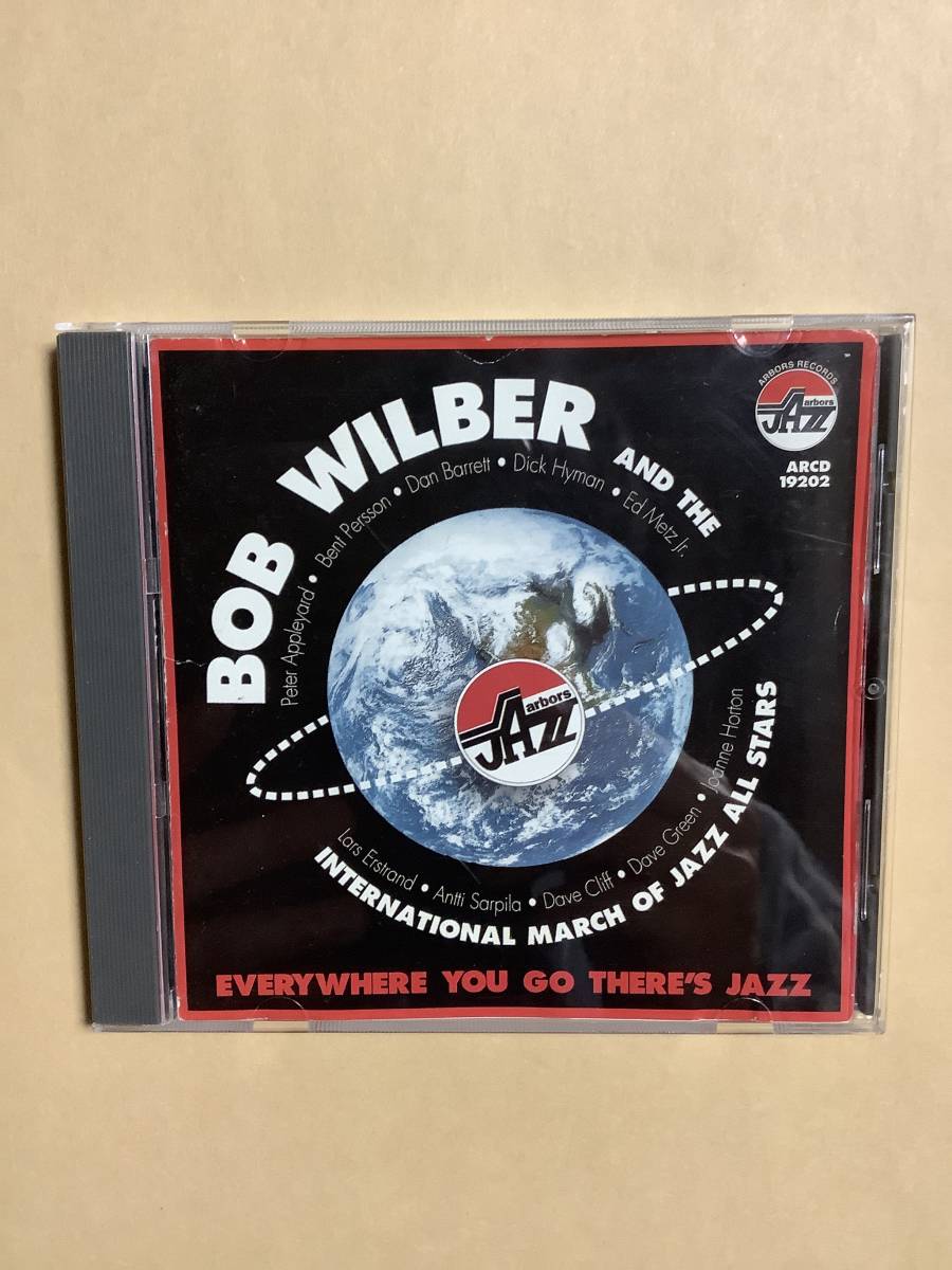 送料無料 BOB WILBER AND THE INTERNATIONAL MARCH OF JAZZ ALL STARS「EVERYWHERE YOU GO THERE’S JAZZ」輸入盤_画像1