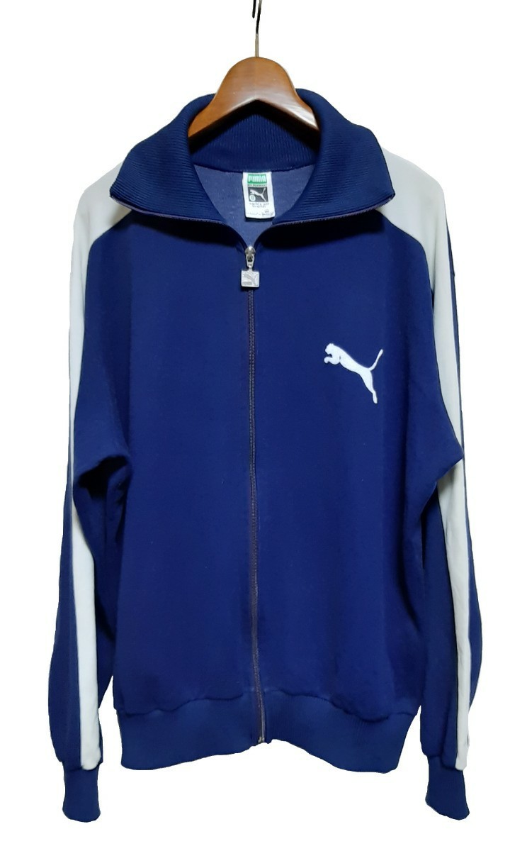 希少サイズ8☆ 70's ヴィンテージ 目付きプーマタグ ジャージ vintage XL程度 ビンテージ puma