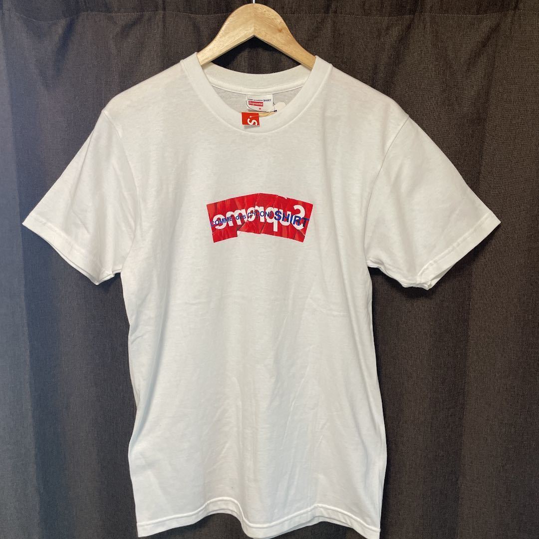 新品 SUPREME ×COMME des GARCONS SHIRT 17SS Box Logo Tee