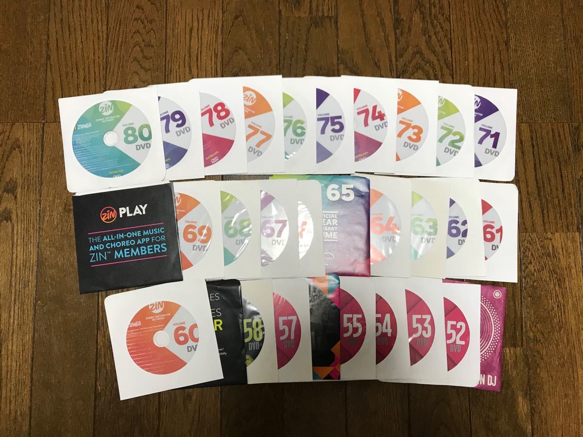 ZUMBA ZIN CD&DVD #51〜80 MEGA MIX #41〜70｜Yahoo!フリマ（旧PayPay