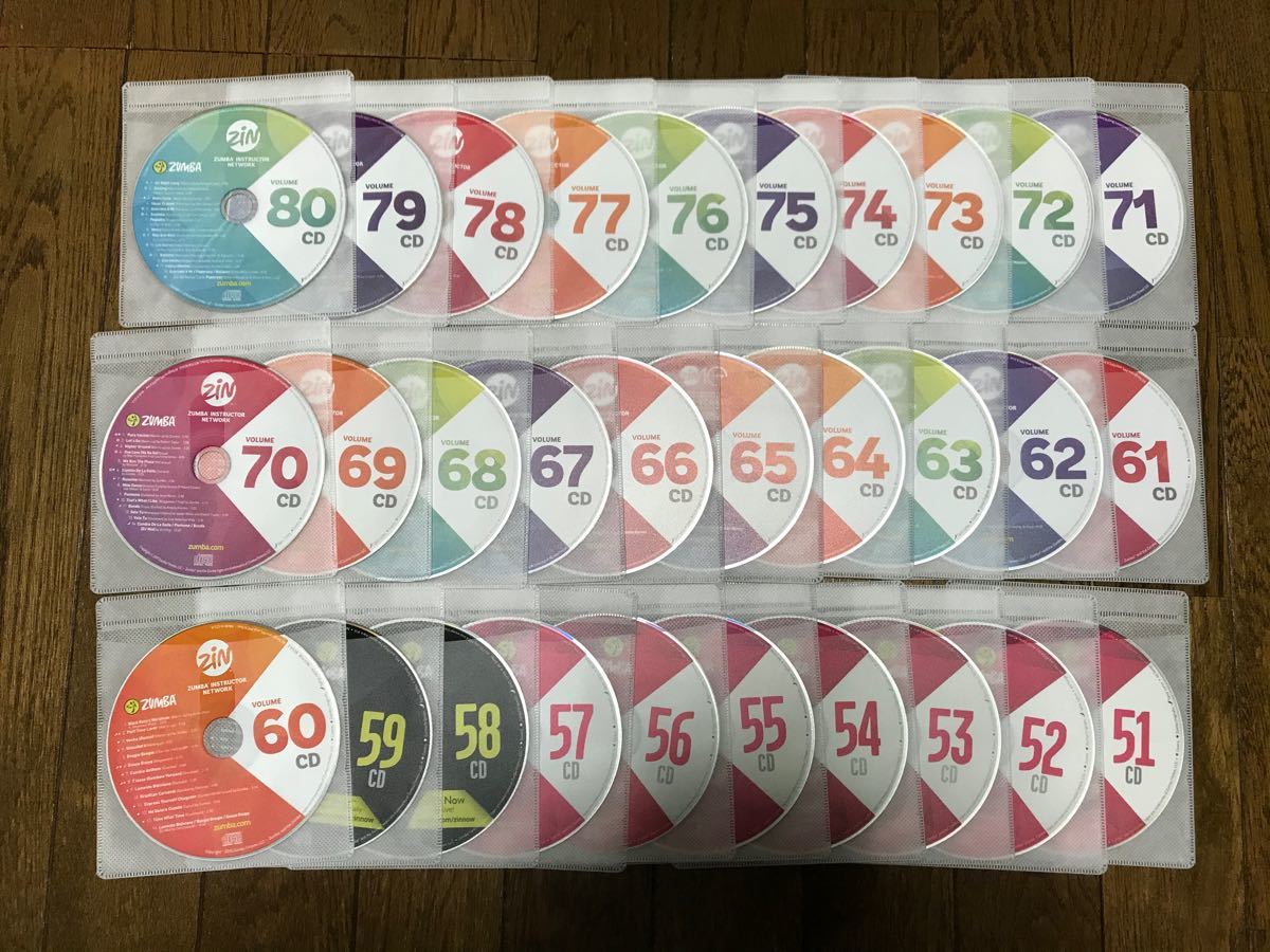 ZUMBA ZIN CD&DVD #51〜80 MEGA MIX #41〜70