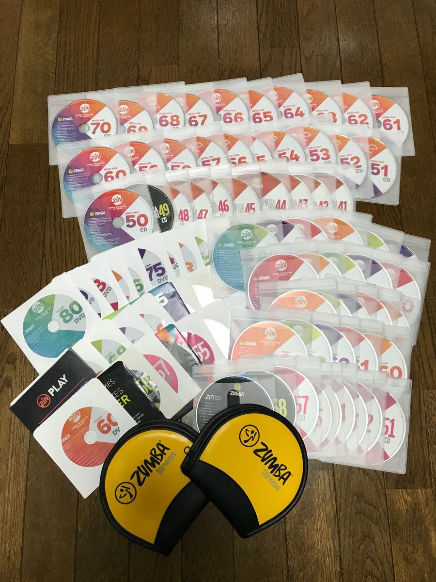 ZUMBA ZIN CD&DVD #51〜80 MEGA MIX #41〜70｜Yahoo!フリマ（旧PayPay