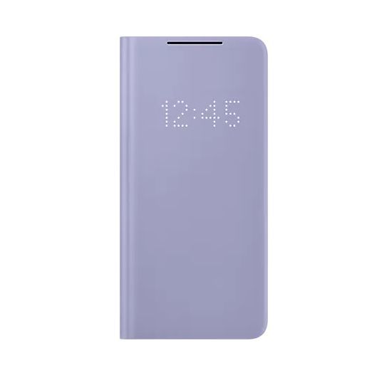 Samsung 純正◆ Galaxy S21+ Puls 5G Smart LED View Cover (LED ビュー カバー) Violet/バイオレット [並行輸入品] EF-NG996P