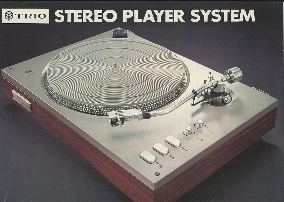 TRIO 76年3月レコードプレイヤーカタログ トリオ 管0102_画像1