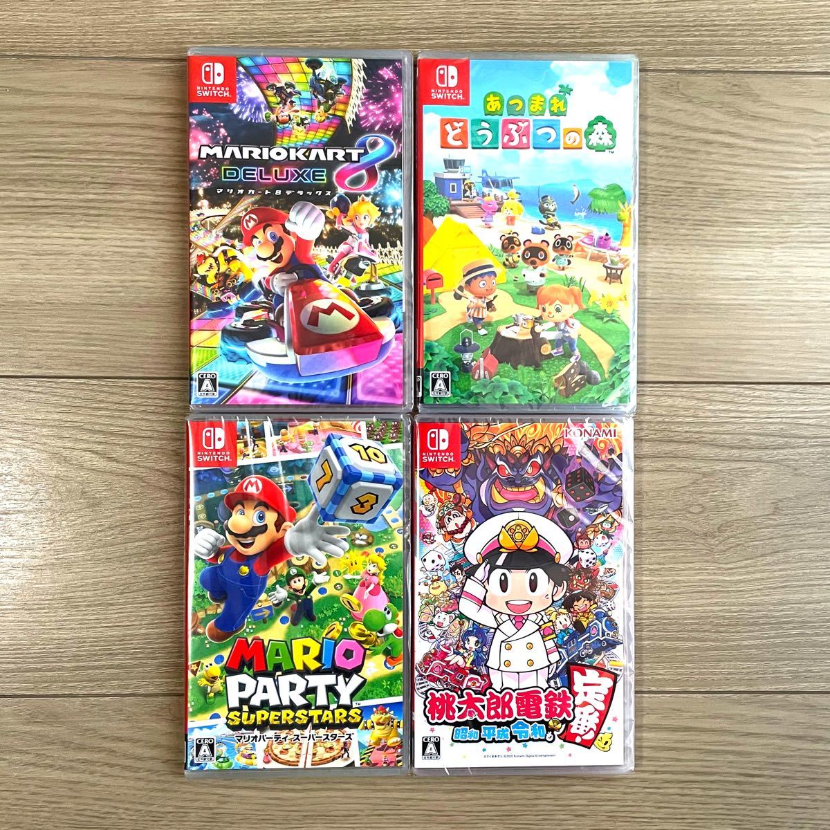 Nintendo Switch ソフト4本 新品未開封