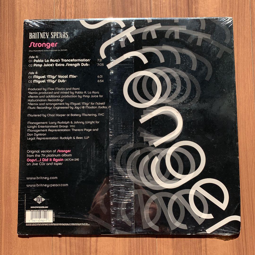 Britney Spears ブリトニー・スピアーズ Stronger ストロンガー US盤アナログレコード LP Record 新品未開封 Stronger Britney Spears レコード US盤アナログ