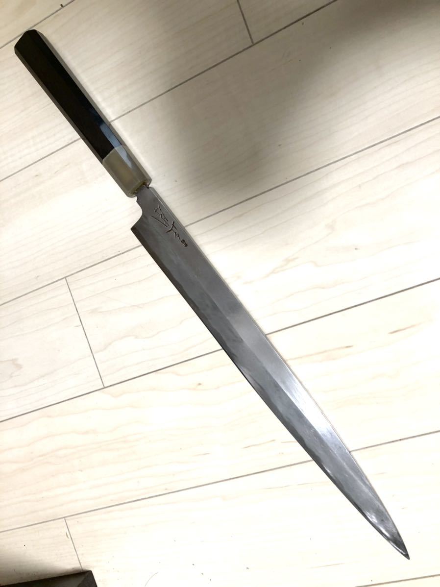正本総本店 柳包丁 尺一 白ニ鋼 黒檀白水牛八角柄 www.neelikon.co.uk