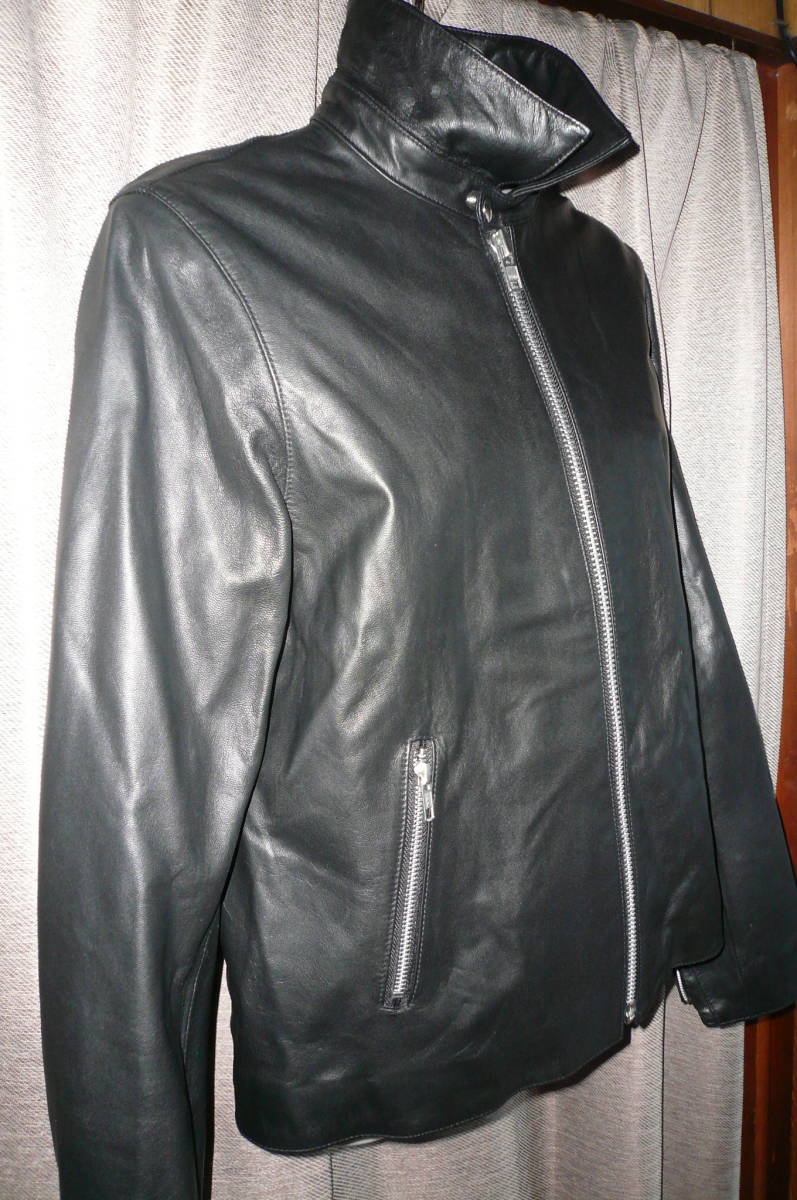 AWESOME LEATHER オーサムレザー ゴートスキン シングル ライダース サイズ1 山羊革 AWESOME LEATHER オーサムレザー ゴートスキン シングル ライダース サイズ1 山羊革