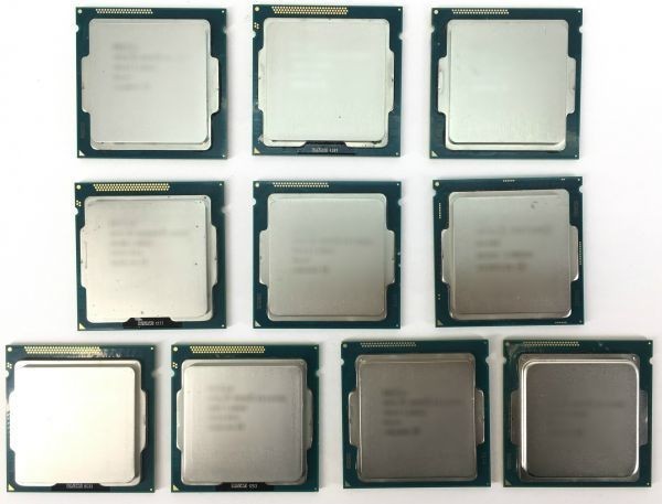 【10枚セット】Intel CPU PENTIUM G3240 SR1K6 3.10GHz 2コア ソケット FCLGA1150 デスクトップ用 動作確認済【中古品】【送料無料】 Pentium