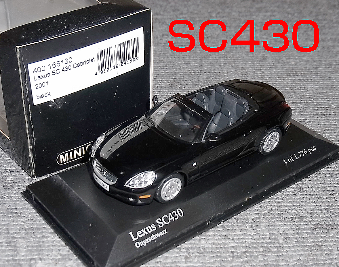 1/43 レクサス SC430 カブリオレ ブラック 2001 Lexusトヨタ