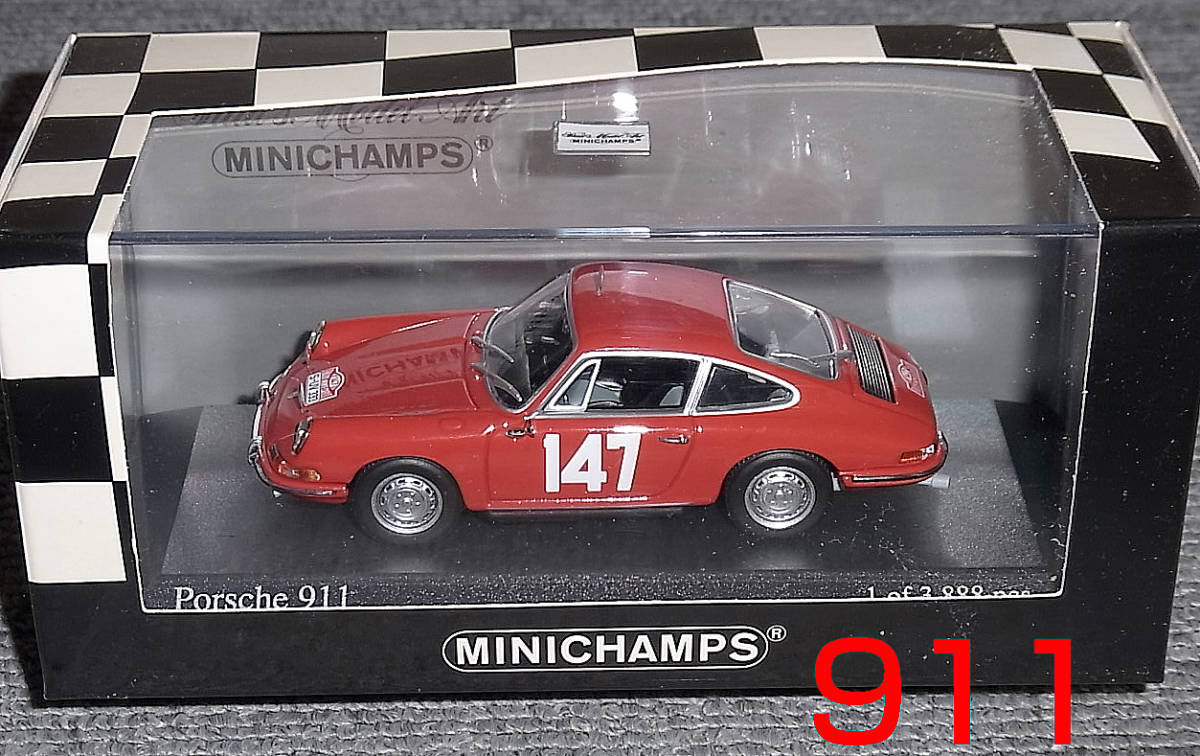 1/43 ポルシェ 911 (901) モンテカルロ 1965 147号車 クラス優勝 PORSCHE 911T モナコ ラリー