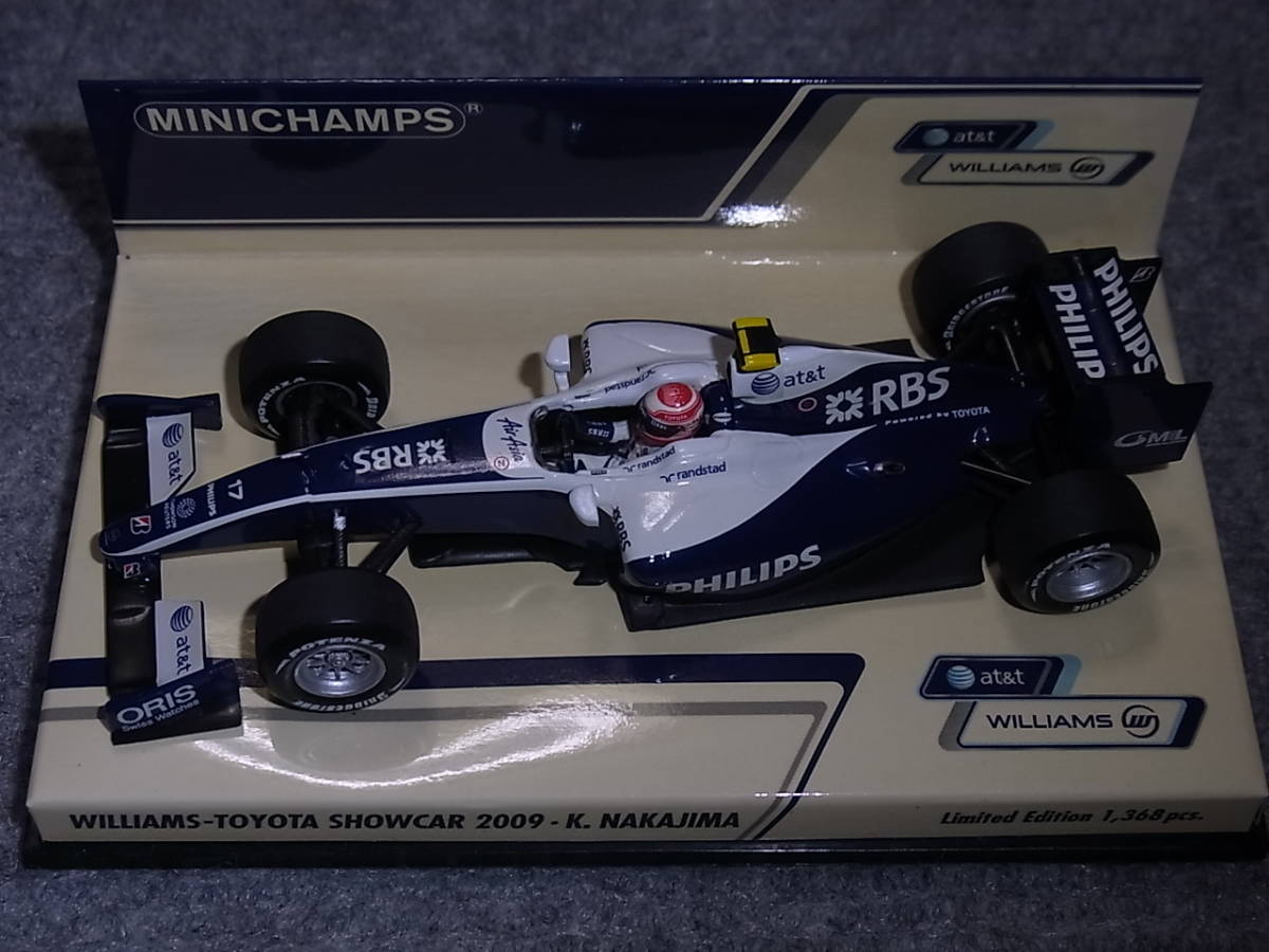 1/43ウイリアムズ トヨタ ショーカー 2009 FW31 中嶋一貴 WILLIAMS TOYOTA SHOWCAR LAUNCH ローンチ