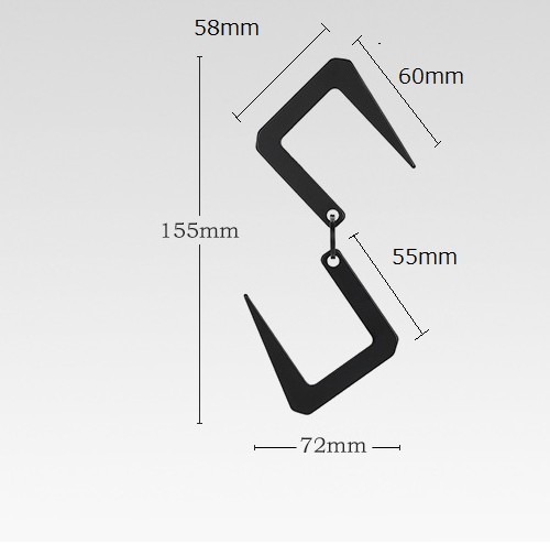 アイアンフック S字フック ランタンハンガー
