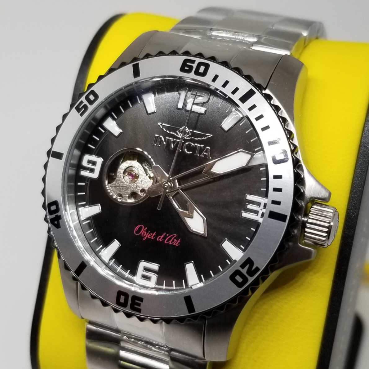 Invicta インビクタ 22624 42mm オブジェＤアート オープンハート《お手頃サイズでモダンなデザイン☆普段使いに最適( ≧∀≦)ノ☆☆☆》_画像3