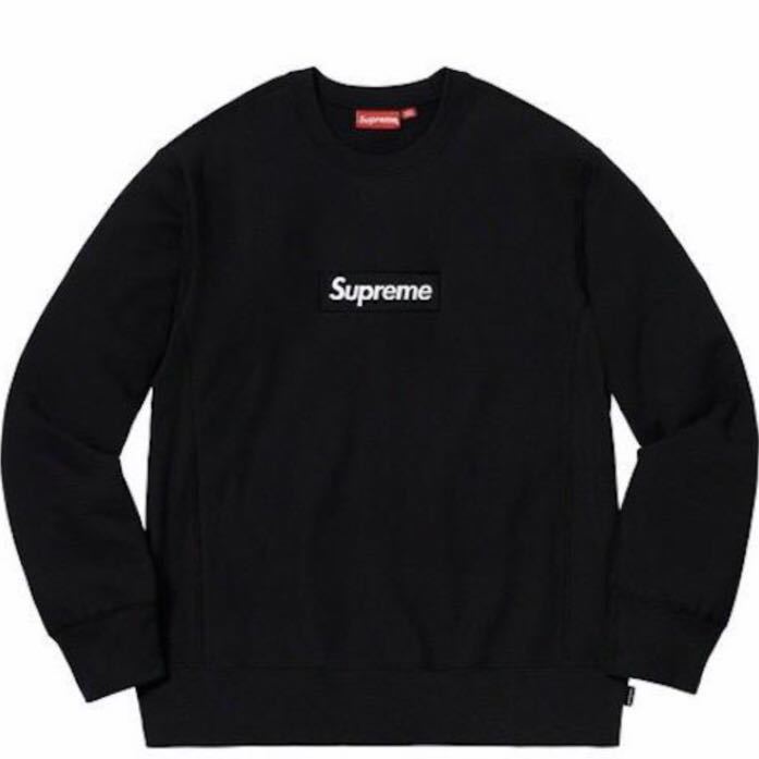 supreme boxlogo crewneck 黒 スウェット | labiela.com