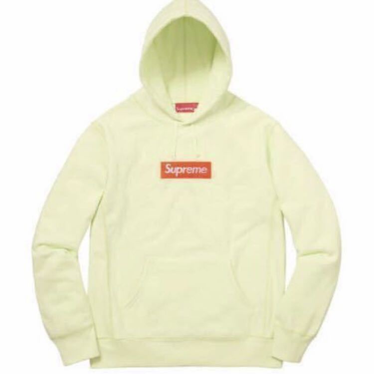 Supreme 17AW Box Logo Hooded Sweatshirt Lime M シュプリーム