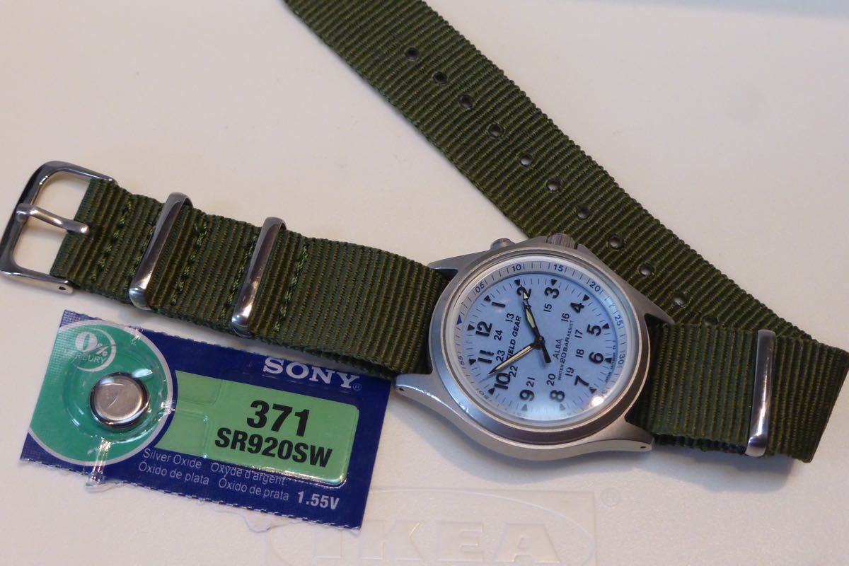 アルバ SEIKO セイコー ALBA フィールドギア ミリタリータイプ アルバ SEIKO セイコー ALBA フィールドギア ミリタリータイプ