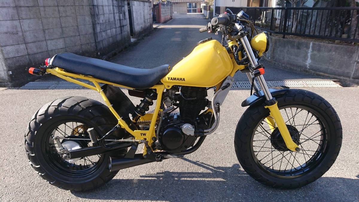 YAMAHA TW200 2JL動画あり。スカチューン、フルカスタム、レストア車