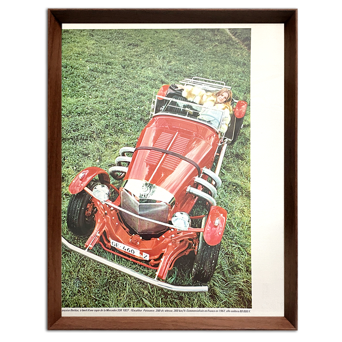メルセデス・ベンツ SSK 1927 1960年代 フランス ヴィンテージ 雑誌