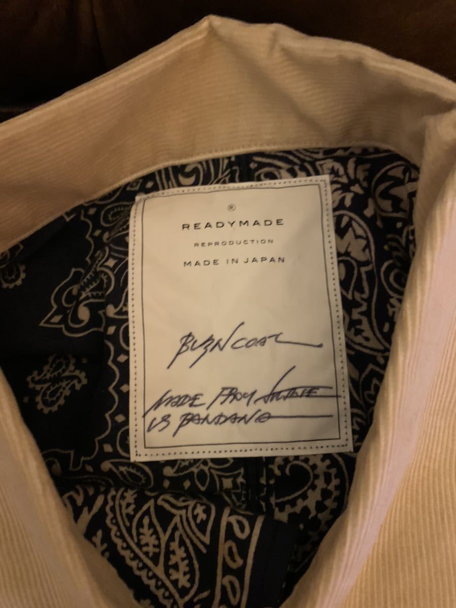 西日本産 READYMADE BANDANA BURN COAT NAVY 2 | www.tegdarco.com