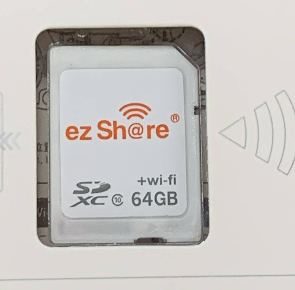 【未開封】ez Share 64GB DS-100NC16/NC18 SDXC Wifi機能搭載 class10 海外向けパッケージ WifiSDカード_画像1