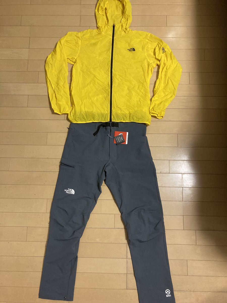 送料無料 ノースフェイス 直営店購入 ビッグウォールパンツ L サミット summit グレー BIG WALL PANT TG THE NORTH FACE NB31821 新品_画像1