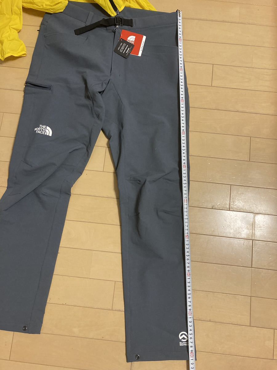 送料無料 ノースフェイス 直営店購入 ビッグウォールパンツ L サミット summit グレー BIG WALL PANT TG THE NORTH FACE NB31821 新品_画像6