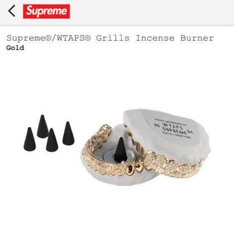 新品未開封】Supreme WTAPS コラボ Grills Incense Burner お香立て お