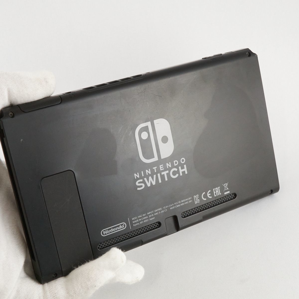 V6046 任天堂 Nintendo Switch ニンテンドースイッチ HAC-001 USED美品 本体のみ 完動品 安心保証 即日発送 1円～ S_画像7