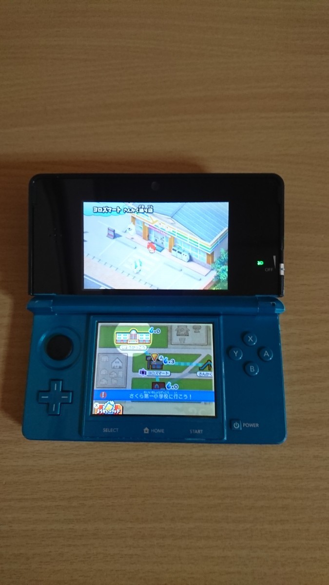 【ジャンク】 3ds 本体 ブルー