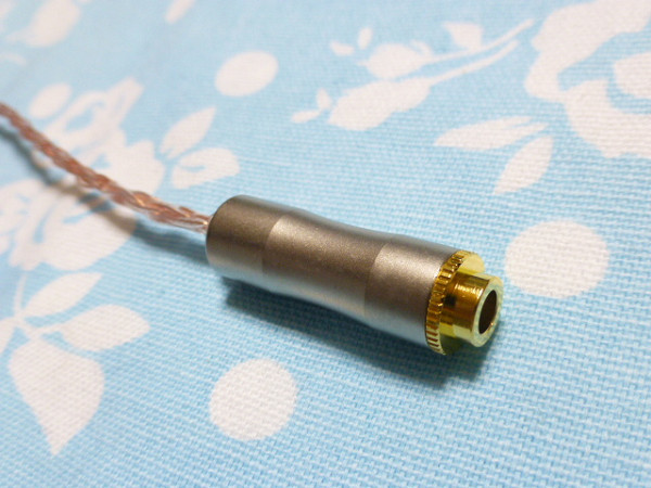 4.4mm5 ultimate ( female ) - Iris connector conversion cable 102SSC. core Blade knitting ( custom correspondence possibility ) RSA ALO XPA-700 taupe la sale 