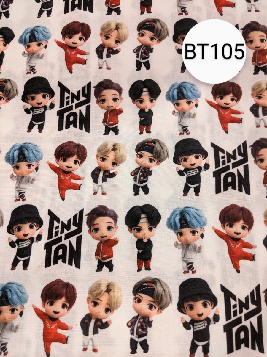 BTS TinyTAN BT21 生地 ハンドメイド はぎれ ハギレ 布