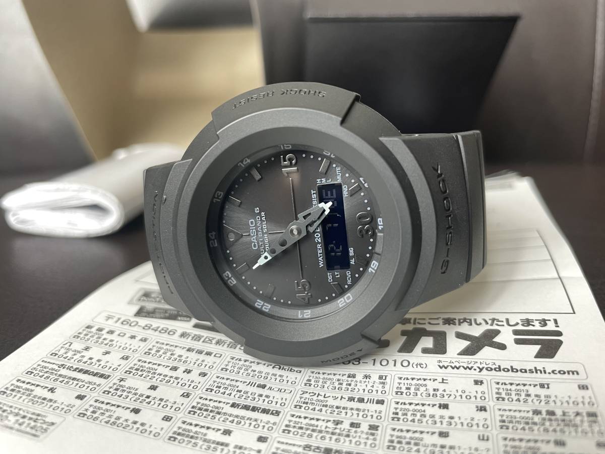 ほぼ新品 カシオ ジーショック CASIO G-SHOCK AWG-M520BB-1AJF AW-500