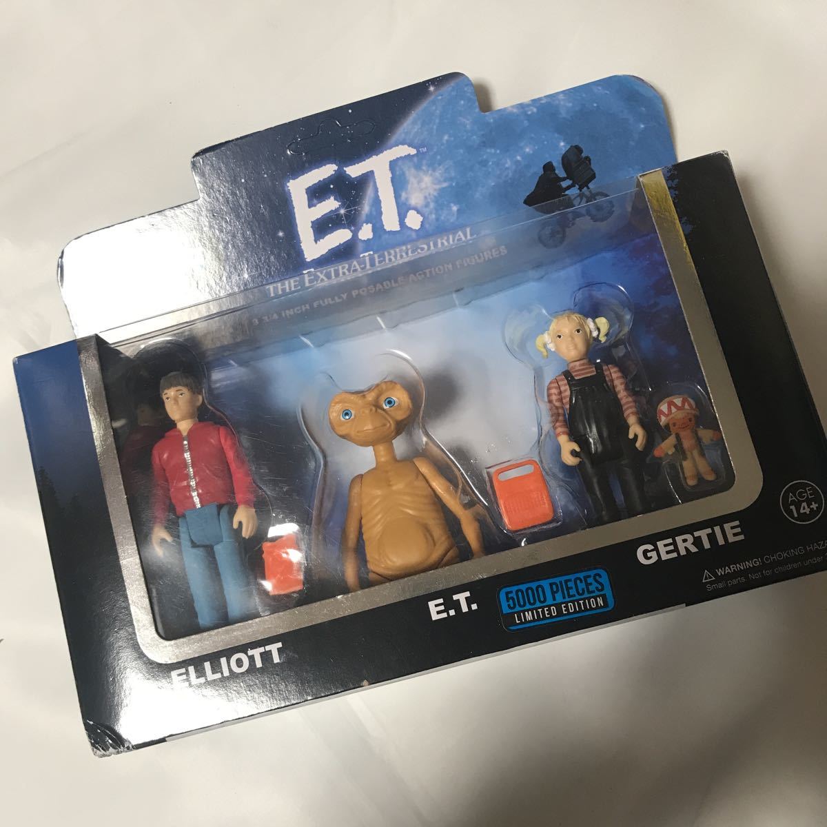 リ・アクション/ E.T. 3.75インチ アクションフィギュア: エリオット＆ガーティ with E.T. 3PK 5000個限定　新品未開封
