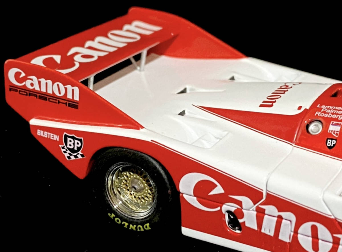 1/43 Canon Porsche 956 1983 Nurburgring 1000km ◆ Keke Rosberg / Jan Lamars / Jonathan Palmer #14 ◆ ポルシェ 935 956_画像10