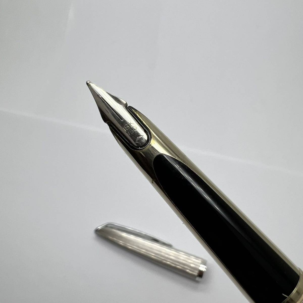 美品 ペン先 18K 750 WATERMAN C/F ウォーターマン 万年筆 銀色