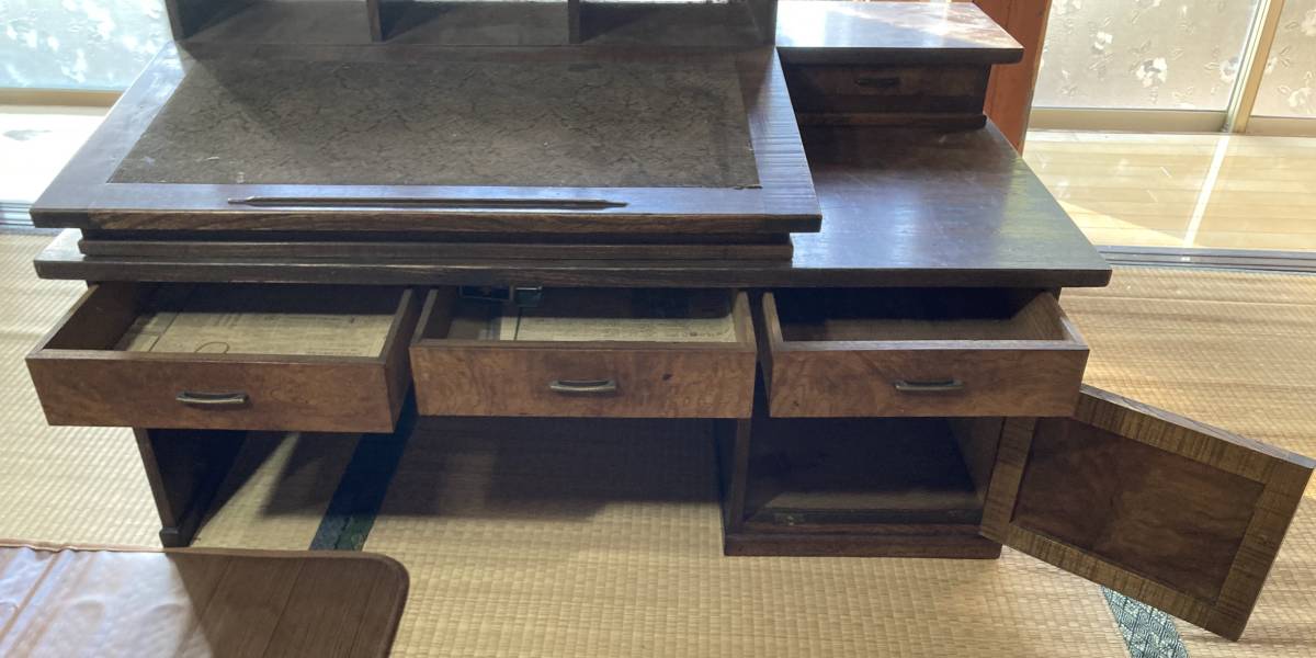 昭和レトロ アンティーク 帳場机 日本家屋古家具 文机 | incalake.com